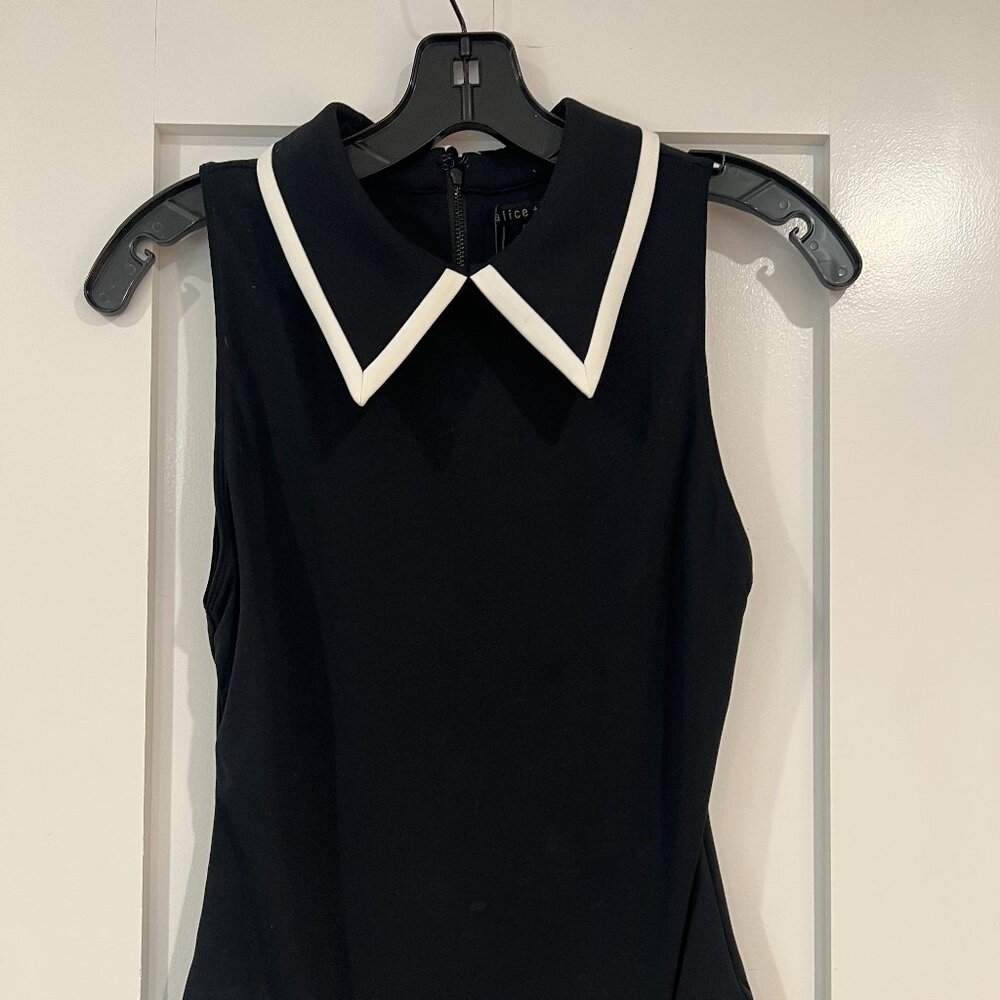 Alice + Olivia Black and White Bodysuit